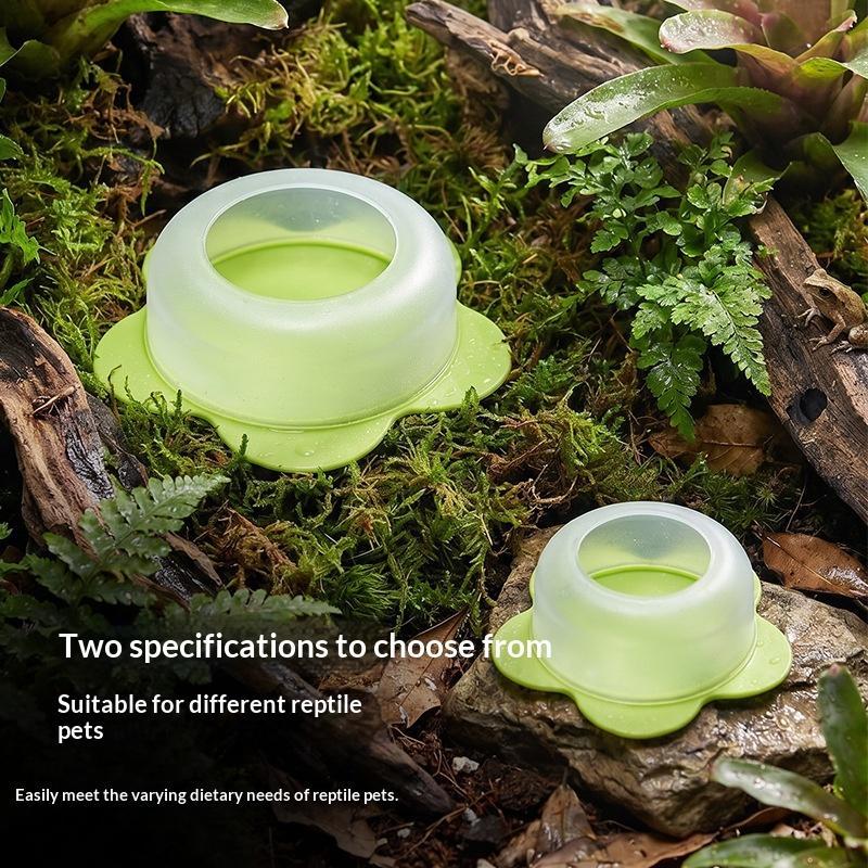 Water Dish Reptile - 1Pc ABS Reptile Feeding Dish Anti