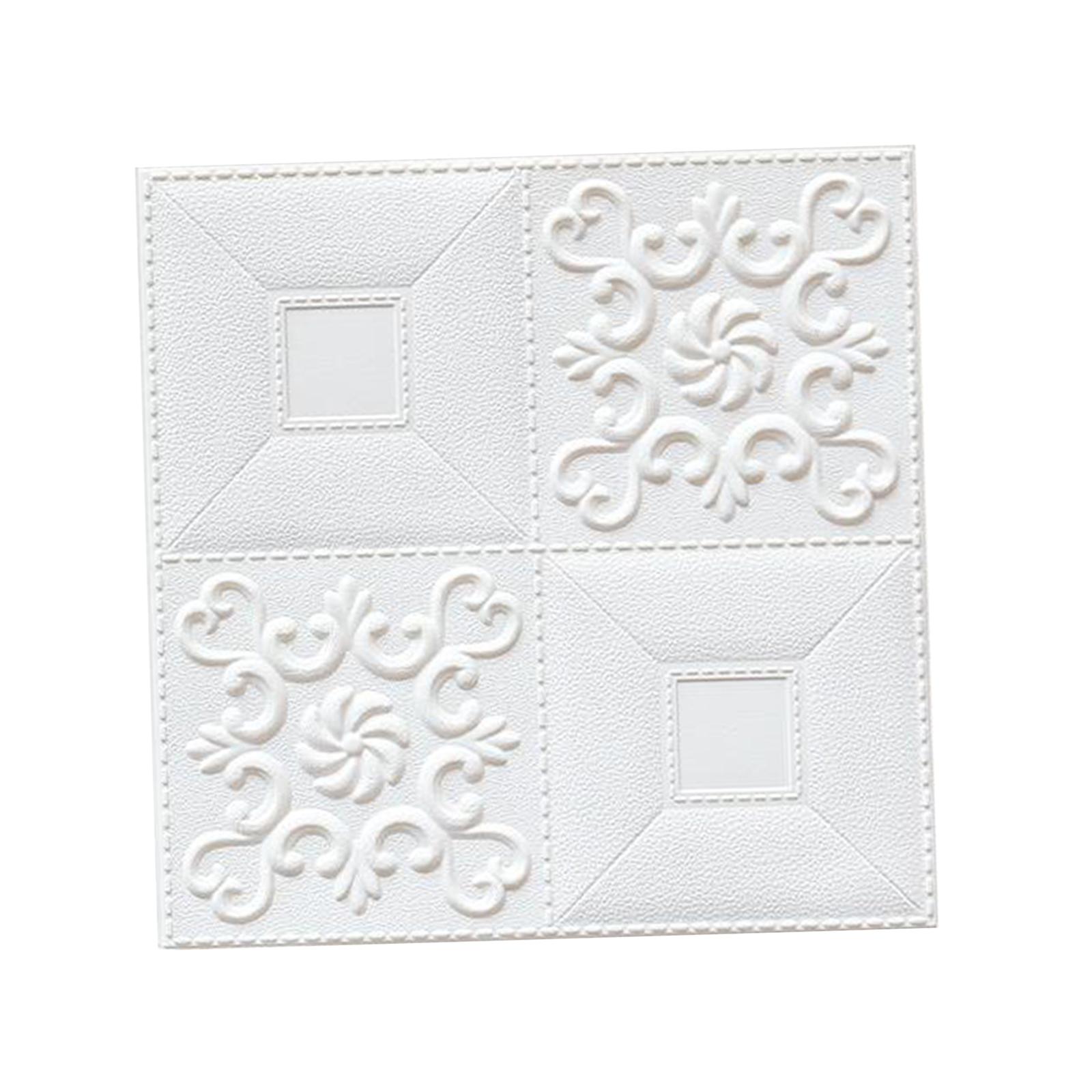 Pvc Panel Background - 3D Self- Wall Panels Faux Tile