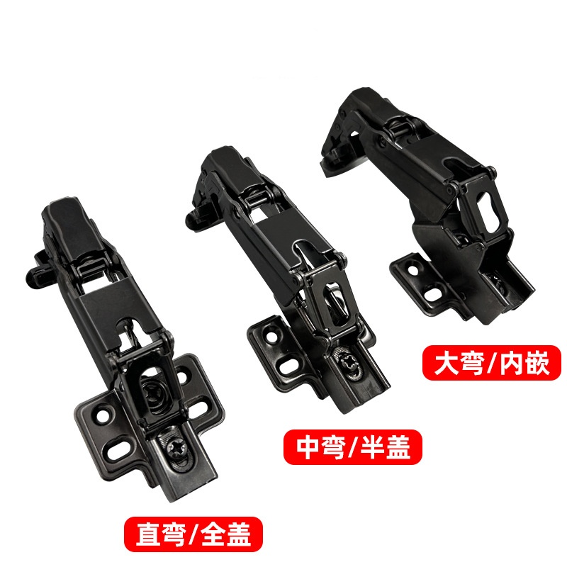 Glass Door Hinge - 2pcs 165 Degree Aluminum Frame Glass