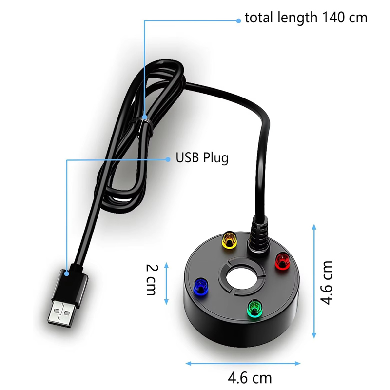 USB 4LED Ultrasonic Mist Maker - огляд і ціна Terrarium Fogger Ultrasonic
