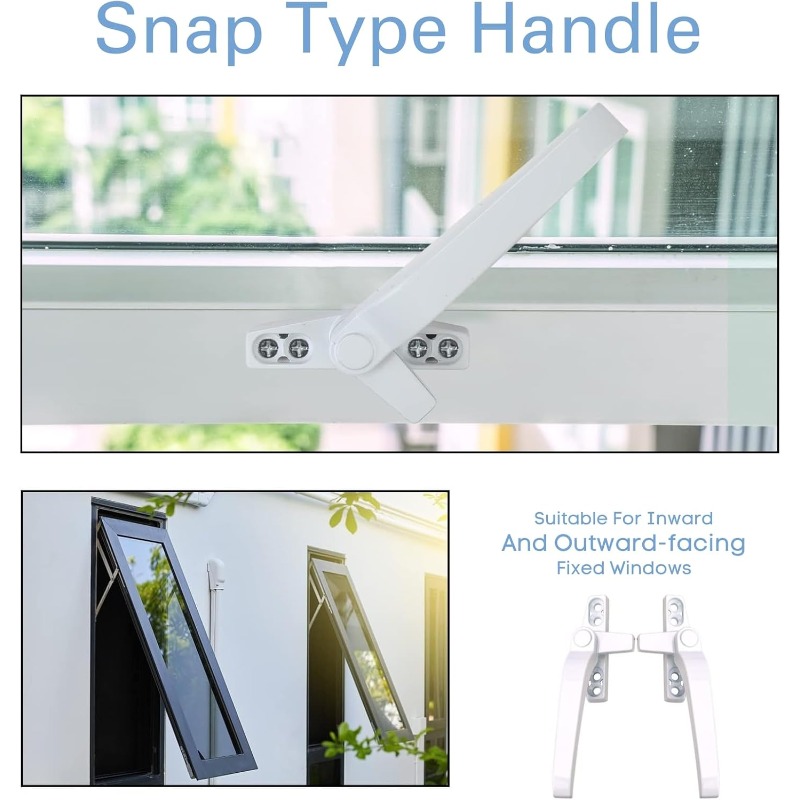 Glass Window Lock Handle 2Pcs  - огляд і ціна Glass Door Hinge