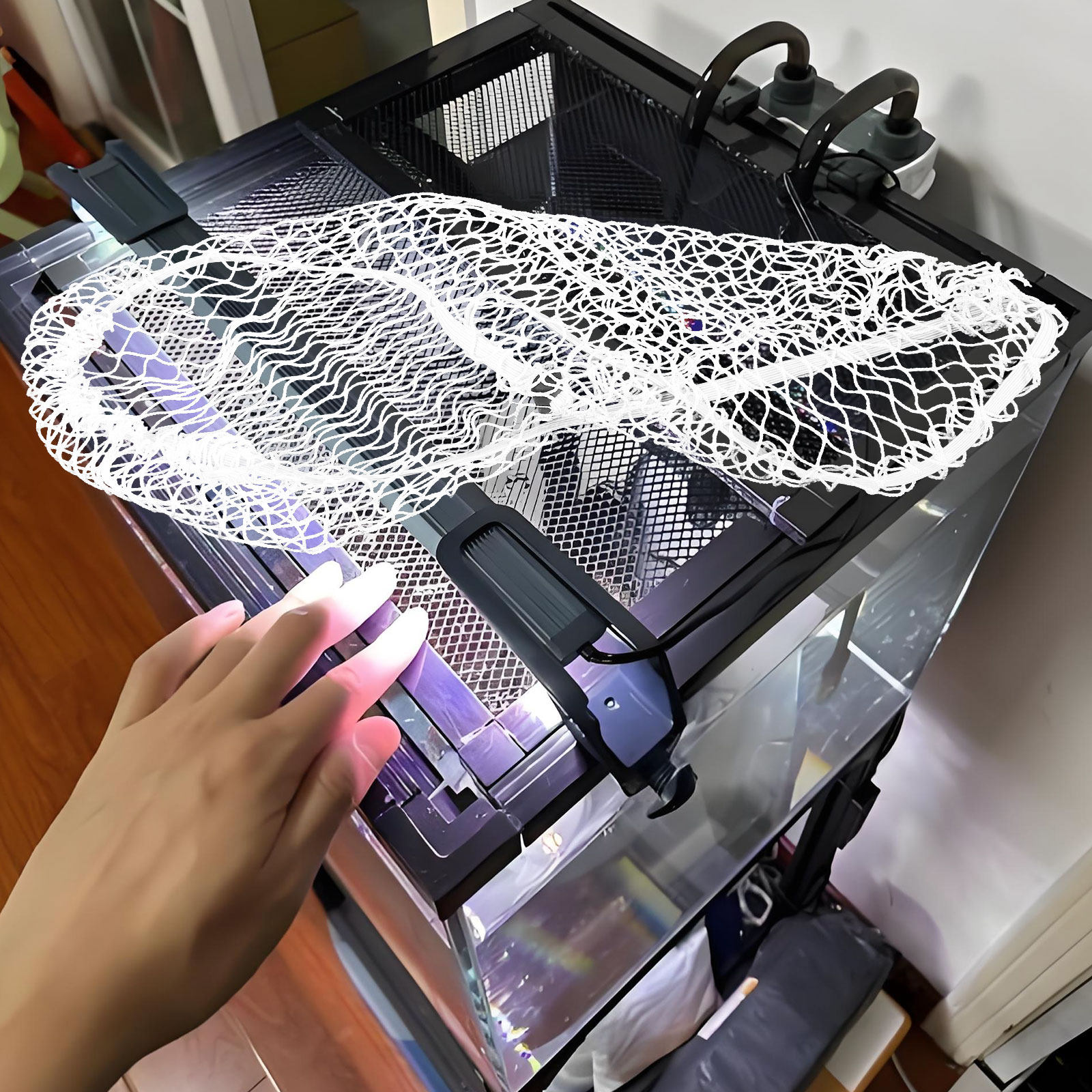 40x20cm Aquarium Mesh Net Cove - огляд і ціна Screen Top Mesh