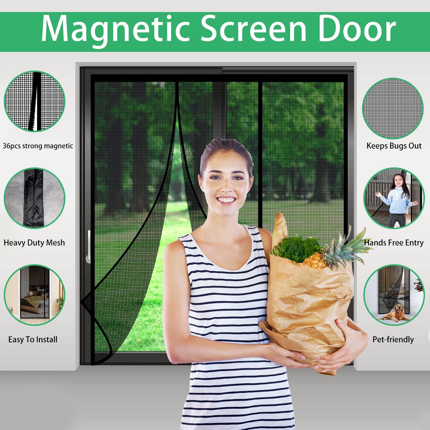 Fiberglass Magnetic Screen Doo - огляд і ціна Screen Top Mesh