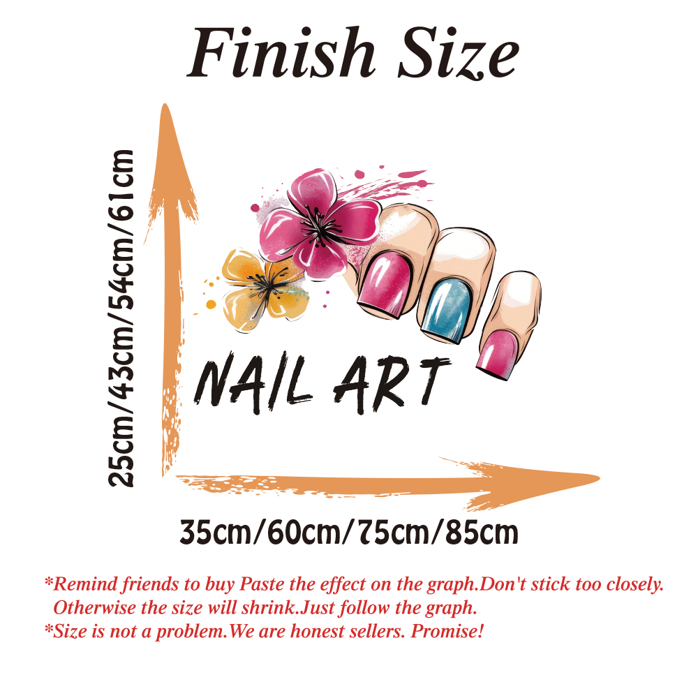 Beauty Nail Art Salon Butterfl - огляд і ціна Pvc Panel Background