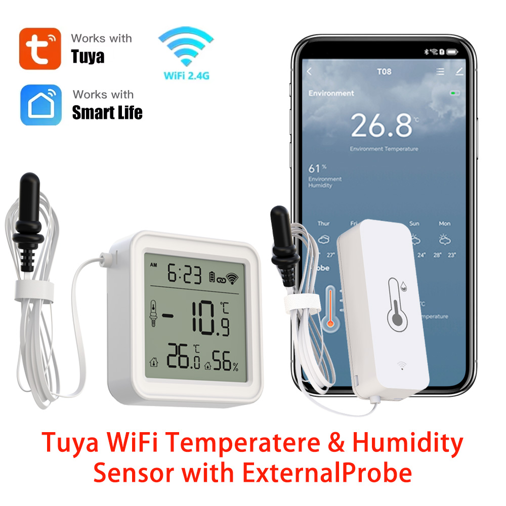 Tuya WiFi Temperature Humidity - огляд і ціна Digital Hygrometer Probe