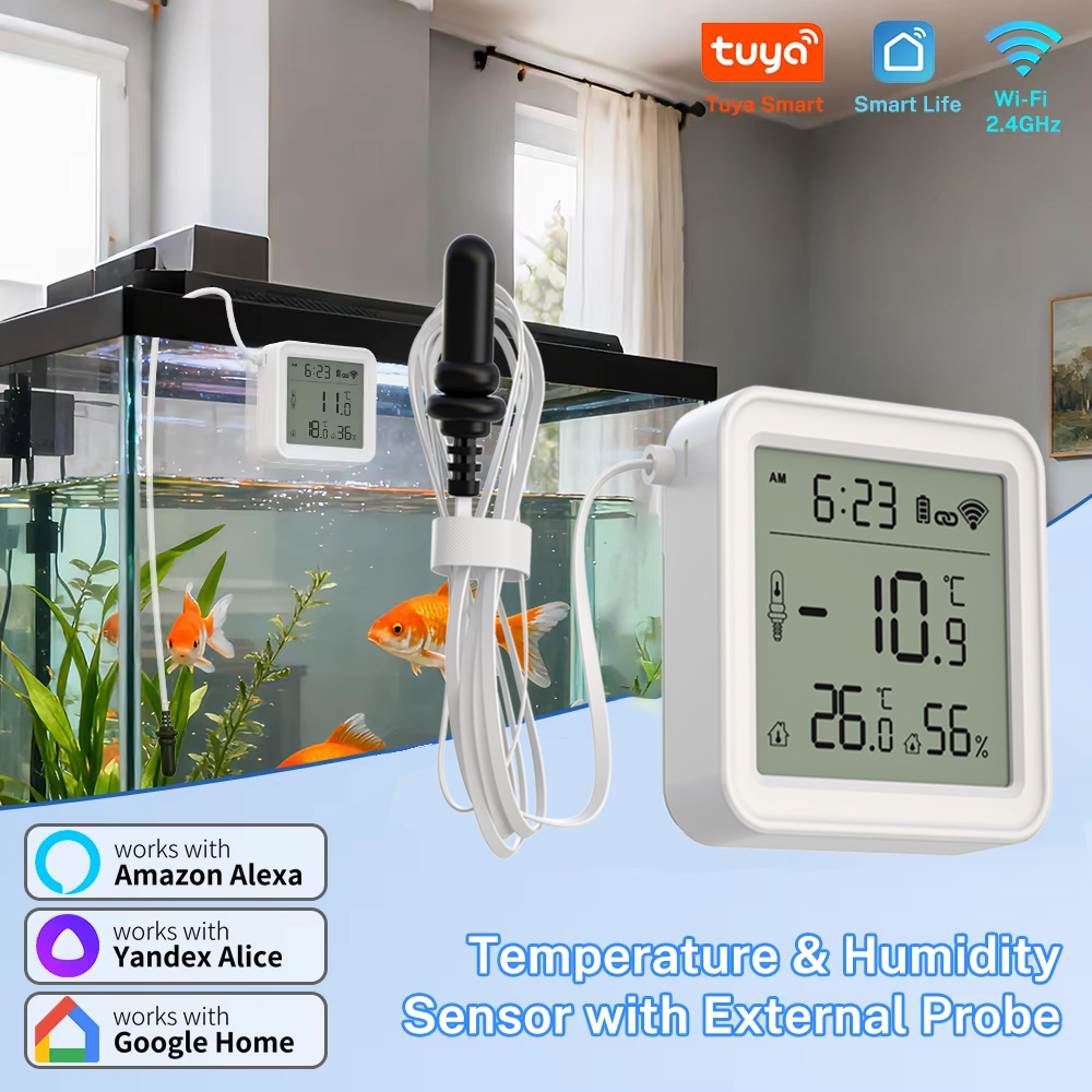 Tuya WiFi Temperature Humidity - огляд і ціна Digital Hygrometer Probe