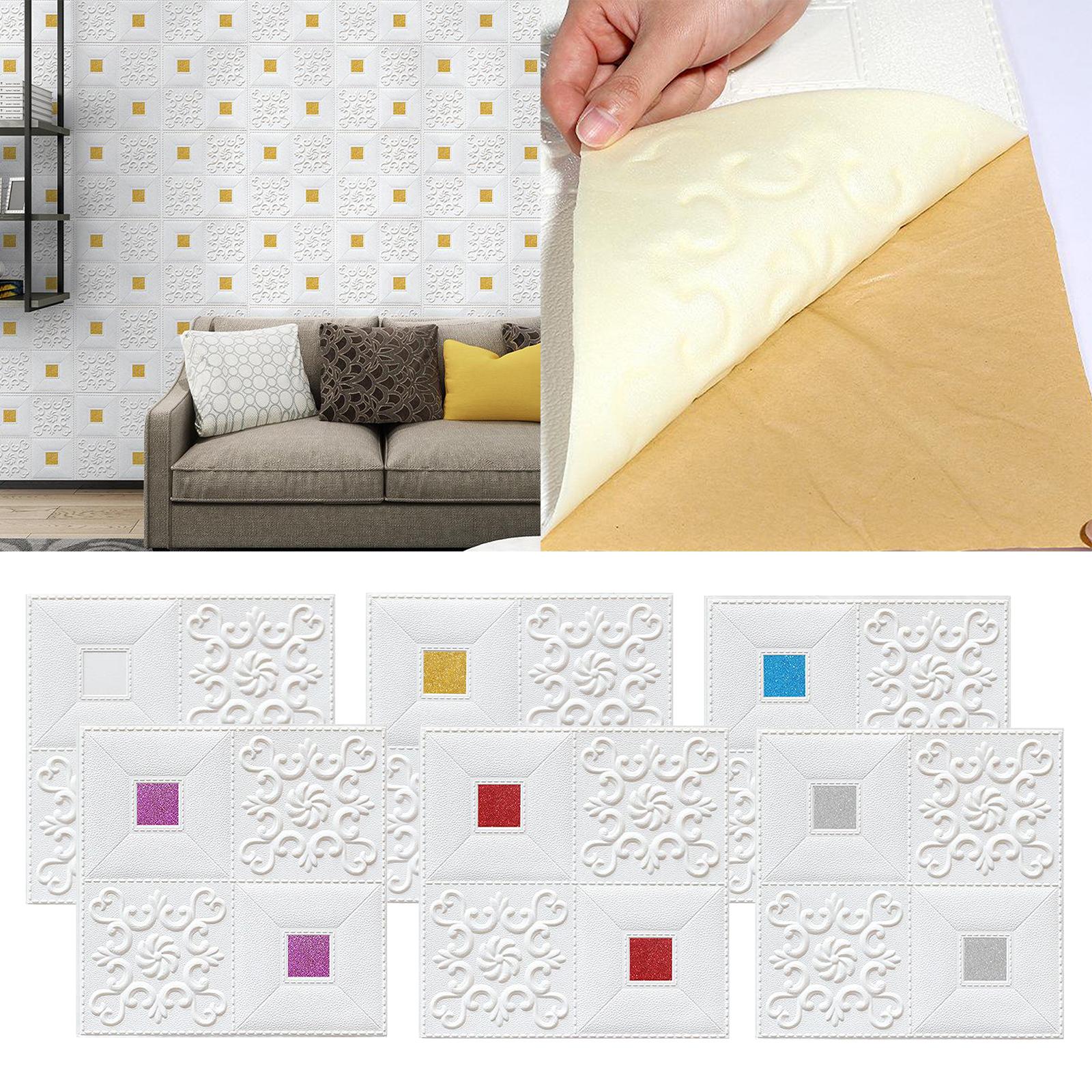 3D Self- Wall Panels Faux Tile - огляд і ціна Pvc Panel Background